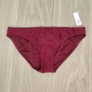 NWT Old Navy Maroon Swim Bottom
